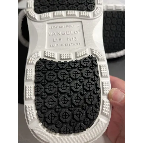VANGELO PROFESSIONAL NURSE DOCTOR CHEF WHITE SLIP ON SHOES MEN’S SIZE 13