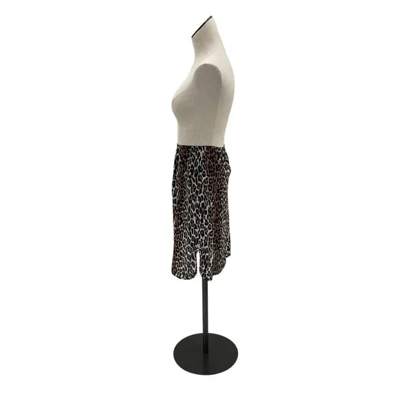 Vanity Fair Animal Print Matching Robe and Slip Skirt Set 70s 80s