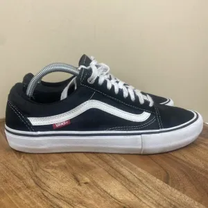 VANS PRO Old Skool Ultra Cush Mens Black And White Size 10.5 Skate Shoes