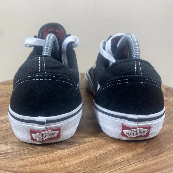 VANS PRO Old Skool Ultra Cush Mens Black And White Size 10.5 Skate Shoes