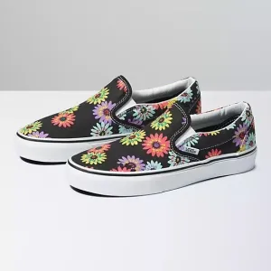 Vans sneakers floral peace HTF classic slipon new in box m9 w10.5 new in box