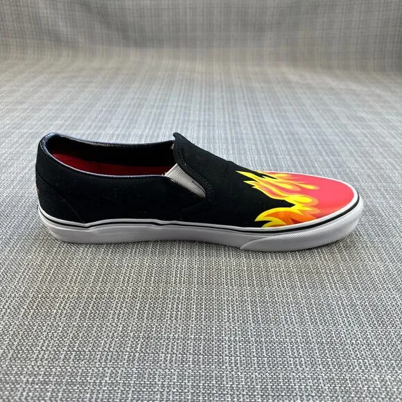 Vans x Flaming Hot Cheetos Shoes Mens 10.5 Slip Ons Sneakers