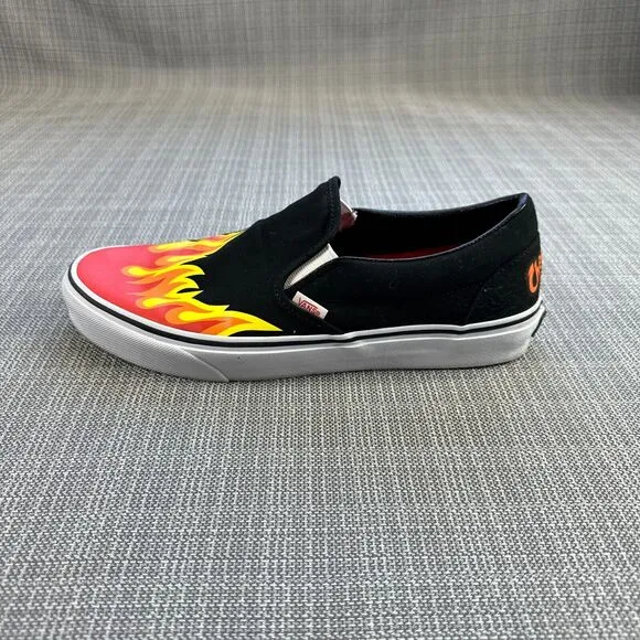 Vans x Flaming Hot Cheetos Shoes Mens 10.5 Slip Ons Sneakers