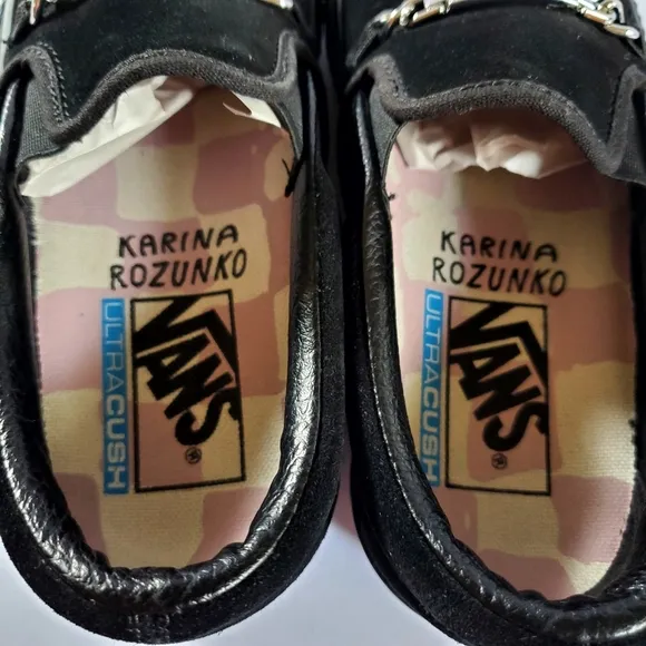 Vans X Karina Rozunko Slip-on Platform Shoes (black) Women's Size 5