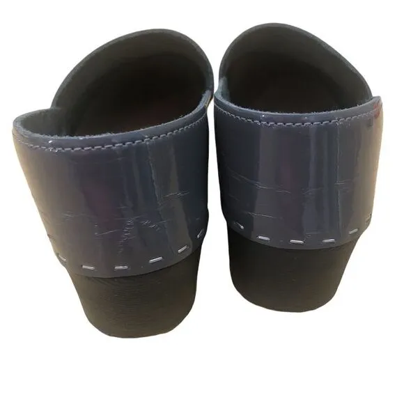 Verka Clogs Swedish Comfort Clogs Low Heel Leather Shoes