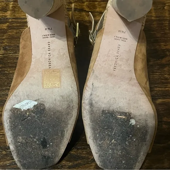 Veronica Beard Bodhi Suede Slingback Heels