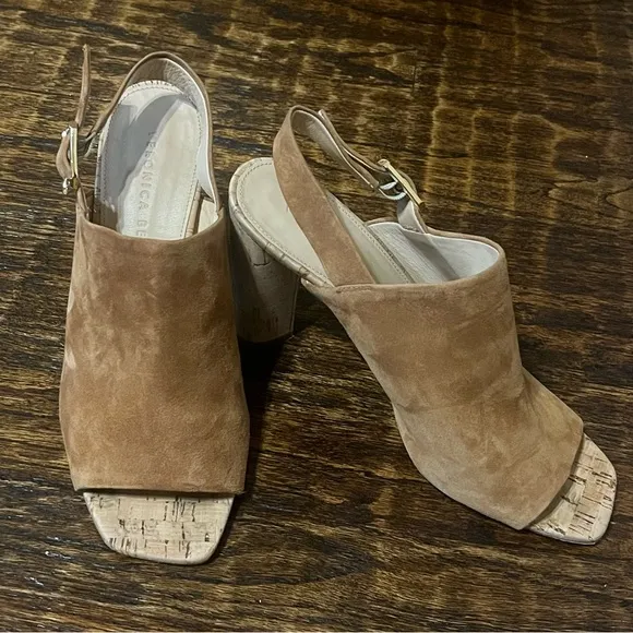 Veronica Beard Bodhi Suede Slingback Heels
