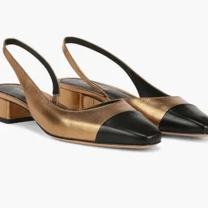 Veronica Beard Cecile Slingback Heels New In Box Size 8
