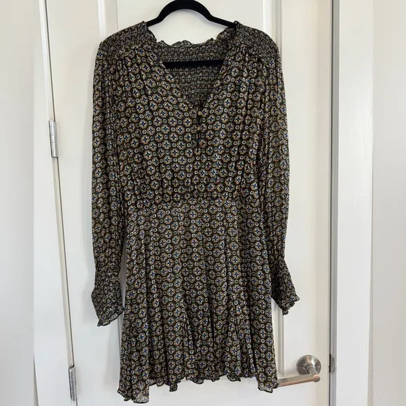 Veronica Beard Sacchi Token-Print Dress - NWT