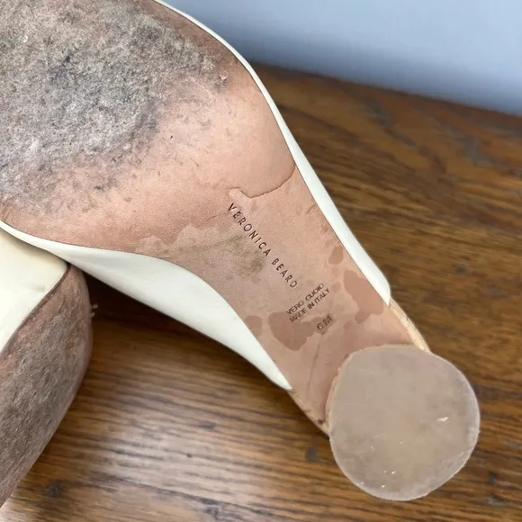 Veronica Beard Size 6 • Bodhi Leather Cork Slingback High Heels.