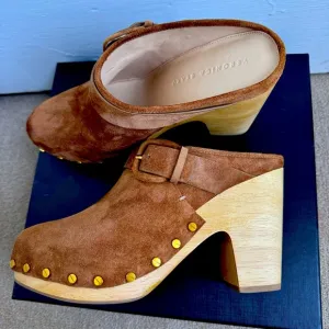Veronica BeardWomen's Dacey Buckled Strap Clogs Sz 9,5