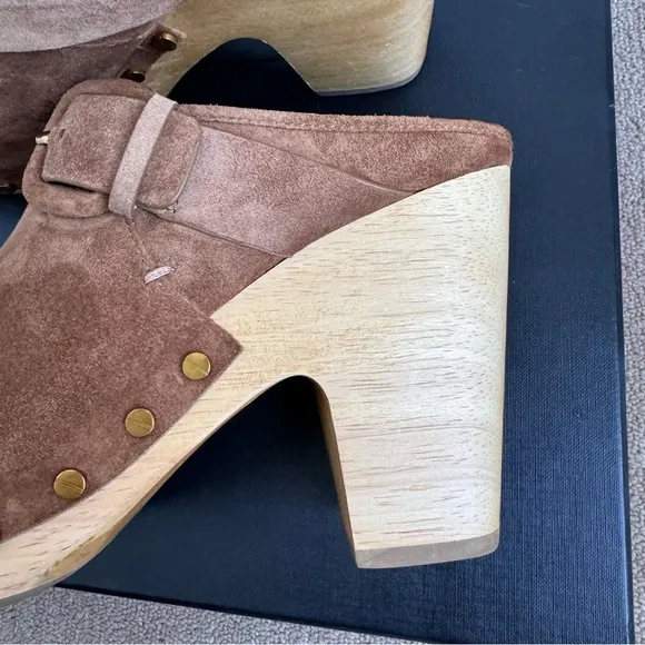 Veronica BeardWomen's Dacey Buckled Strap Clogs Sz 9,5