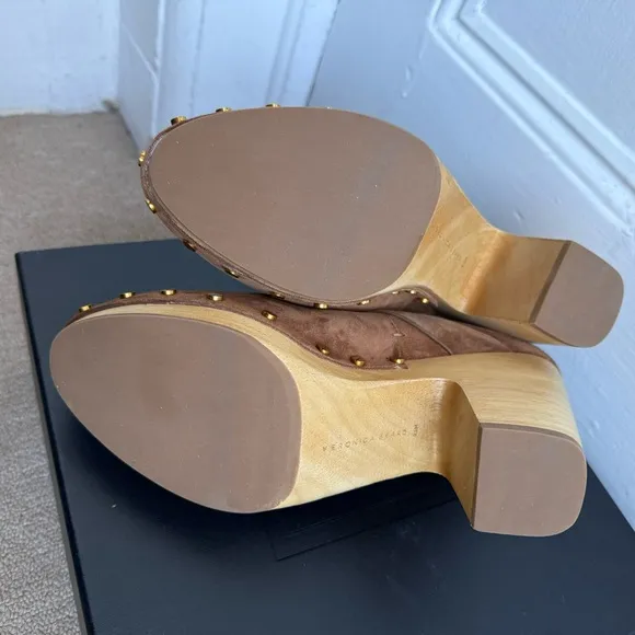 Veronica BeardWomen's Dacey Buckled Strap Clogs Sz 9,5