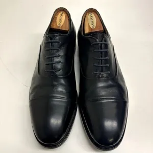 VERY GOOD PS Paul Smith Black Calfskin Cap Toe Oxfords Made in Italy UK 8 / US 9