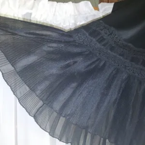 Very Vintage Sears Black Chemise/Slip Dress