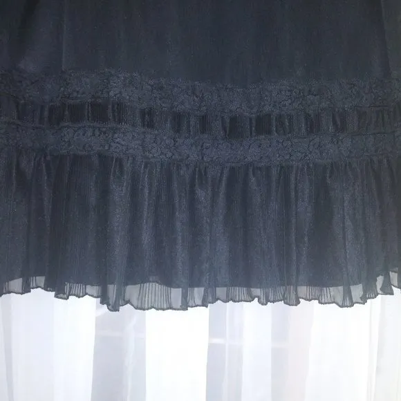 Very Vintage Sears Black Chemise/Slip Dress