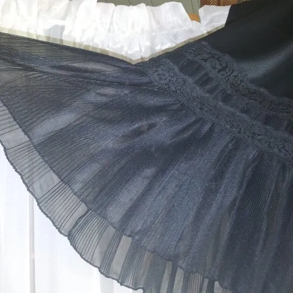 Very Vintage Sears Black Chemise/Slip Dress