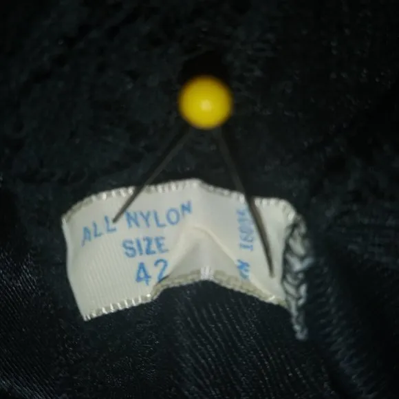 Very Vintage Sears Black Chemise/Slip Dress