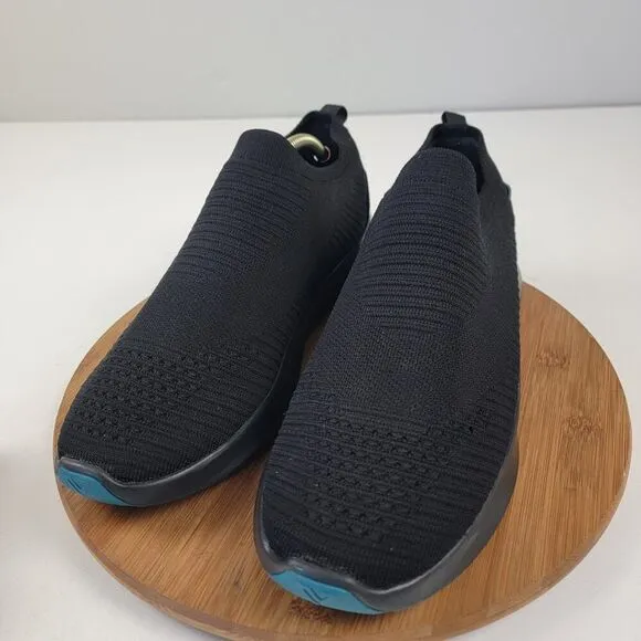 Vessi Everyday Move Comport Slip-ons Onyx Black Sneakers Men's Size US 12