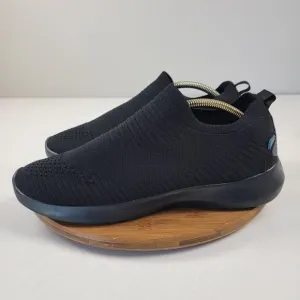 Vessi Everyday Move Comport Slip-ons Onyx Black Sneakers Men's Size US 12
