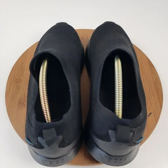 Vessi Everyday Move Comport Slip-ons Onyx Black Sneakers Men's Size US 12