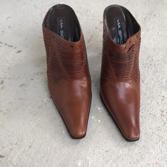 Via Spiga Pointy Toe Mules