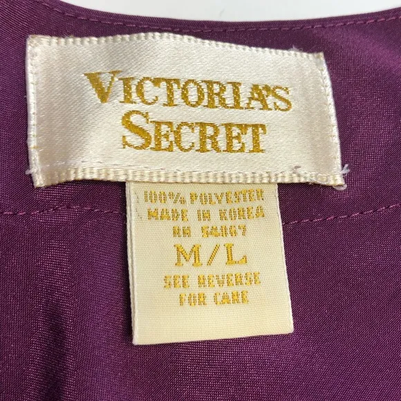 Victoria’s Secret Gold Label Nightie Slip Eggplant