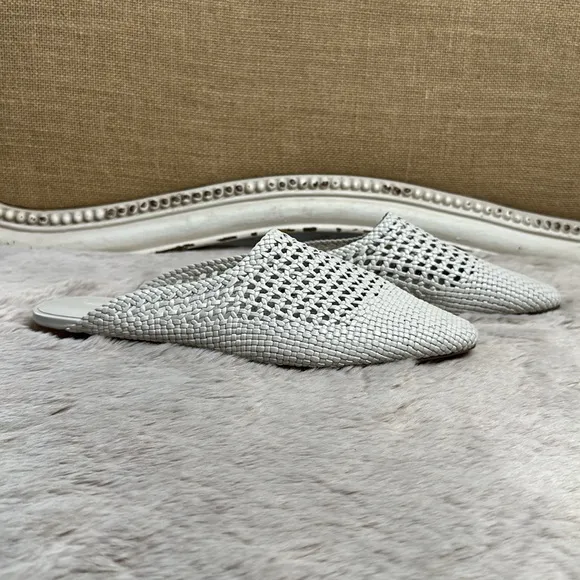 Vince | Barrett Woven Leather Mules