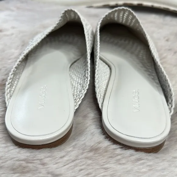 Vince | Barrett Woven Leather Mules