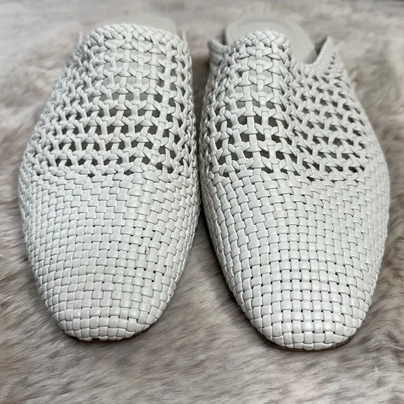 Vince | Barrett Woven Leather Mules