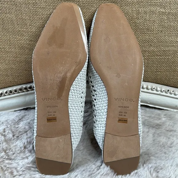 Vince | Barrett Woven Leather Mules