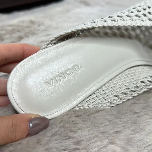 Vince | Barrett Woven Leather Mules