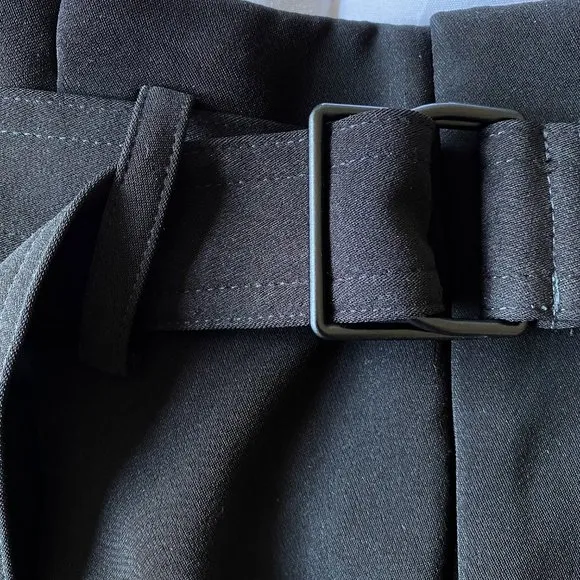 Vince Belted Wide-Leg Shorts
