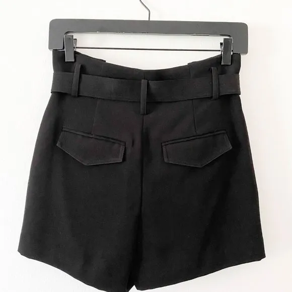 Vince Belted Wide-Leg Shorts