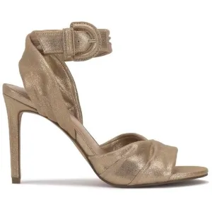 Vince Camuto Anyria Slingback Heels Beige Egyptian Gold Metallic Size 9M NWB