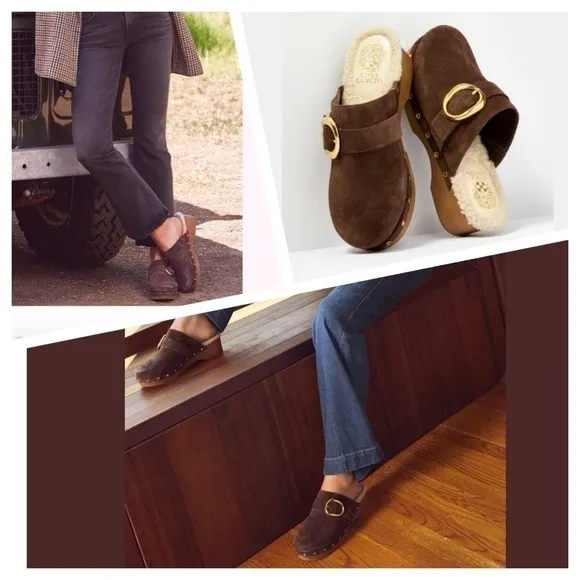 VINCE  CAMUTO Canzenee Sherpa Clog size 6.5 M