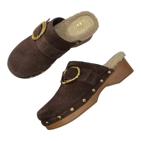 VINCE  CAMUTO Canzenee Sherpa Clog size 6.5 M