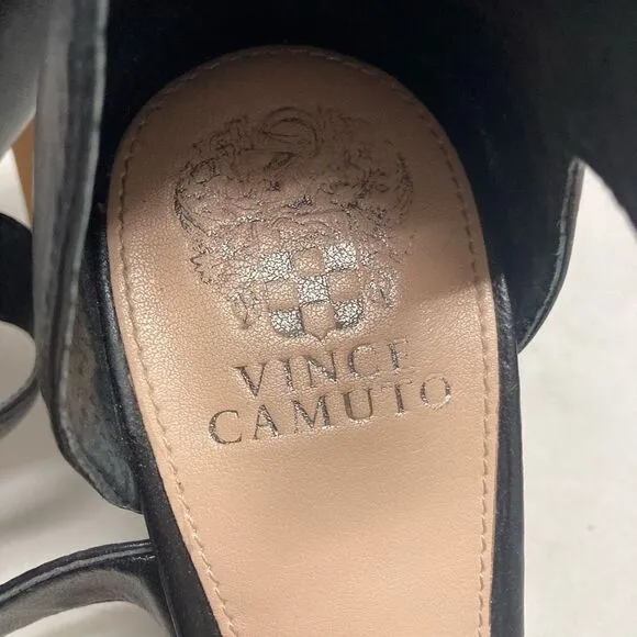 VINCE CAMUTO Women’s Charlotte Black Heels Size 8.5M or 38.5