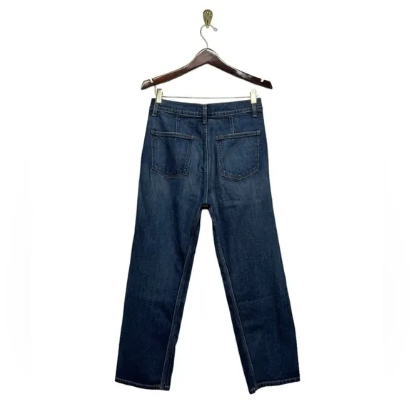 VINCE High Rise Utility Trouser Jeans Dark Wash 26