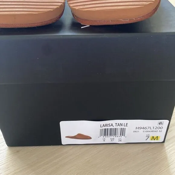 Vince Larisa Leather Flat Mules