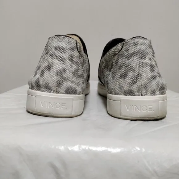 VINCE 'paeyre' Pointy Toe Slip-on Textured Leather Sneaker 8
