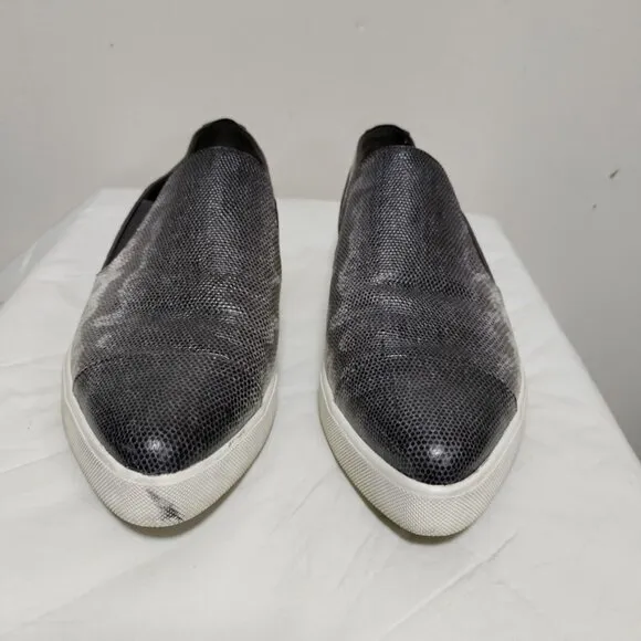 VINCE 'paeyre' Pointy Toe Slip-on Textured Leather Sneaker 8