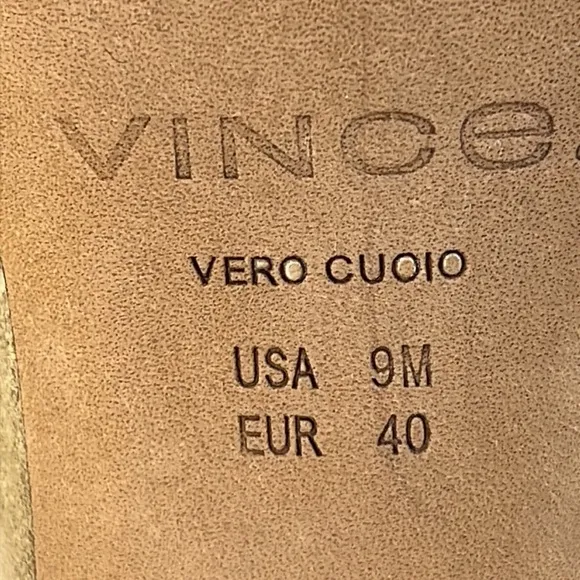 Vince Quest Suede Sandal Slingback Heels 3.5”, Women’s 9 Taupe/Tan