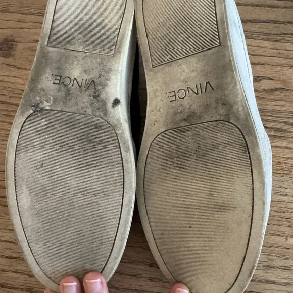 Vince “Warren” Black Suede Platform Slip-on sneakers