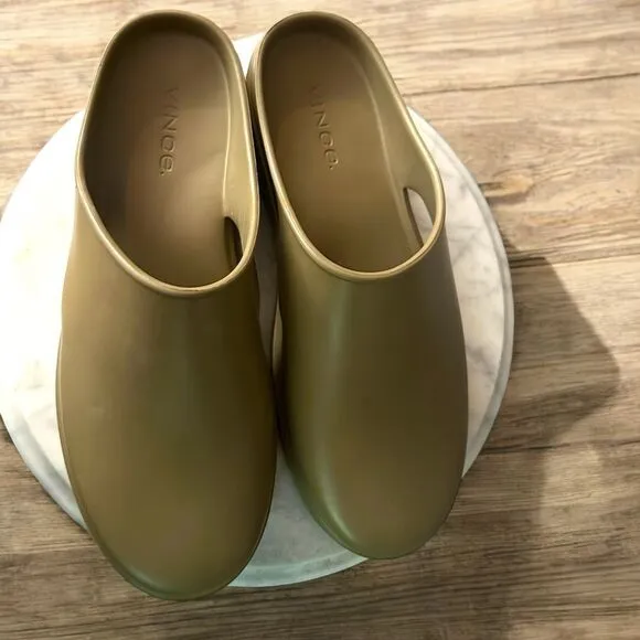 VINCE Unisex GEO Comfort Shoe Cypress Slip On Mules Clogs Womens 15  Mens 13 NEW