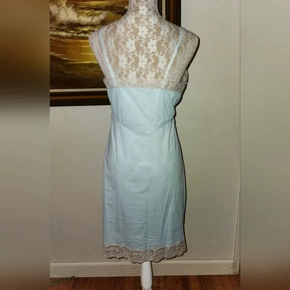Vintage 1960s Gaymode Penny's Blue Slip Dress