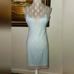 Vintage 1960s Gaymode Penny's Blue Slip Dress