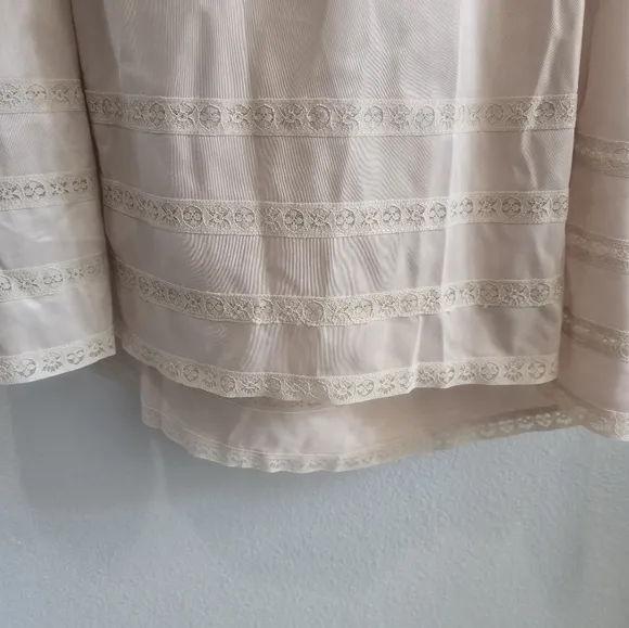 Vintage 1960's Gossard Artemis long light tan slip dress night gown  size 34