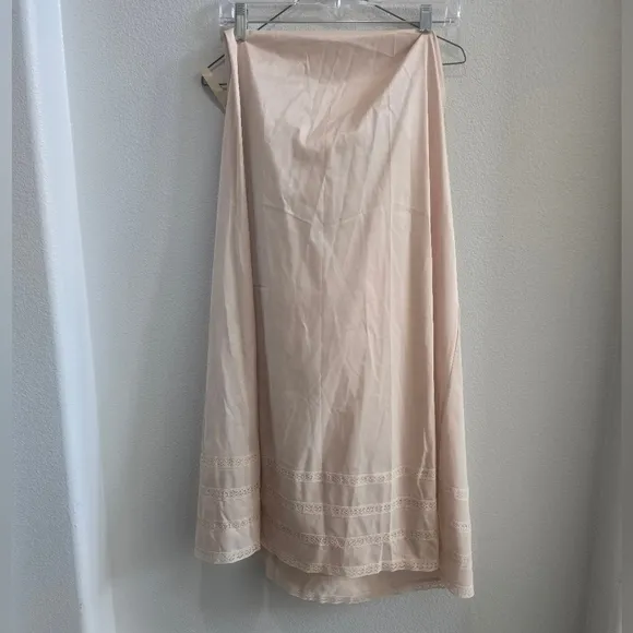 Vintage 1960's Gossard Artemis long light tan slip dress night gown  size 34