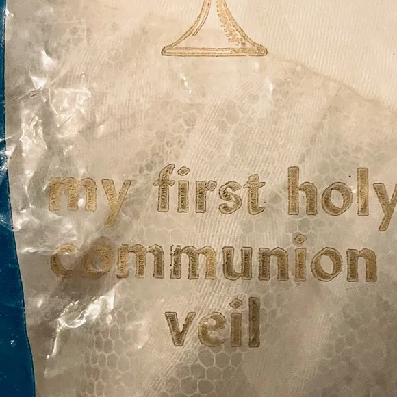 VINTAGE 1960s puffy tulle LACE holy communion dress w/ Slip &amp; Veil! PERFECT 💕